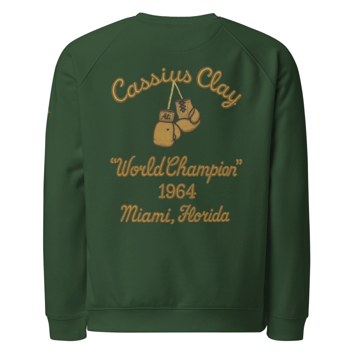 Cassius Clay Unisex Organic Sweatshirt - Chinchilla Choons